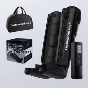 Máquina de Terapia de Compresión Secuencial Intermitente de 6 Cámaras, Masajeador de Piernas para Drenaje Linfático, 12 Modos, Control Remoto Inalámbrico, Temporizador - Product Image 4