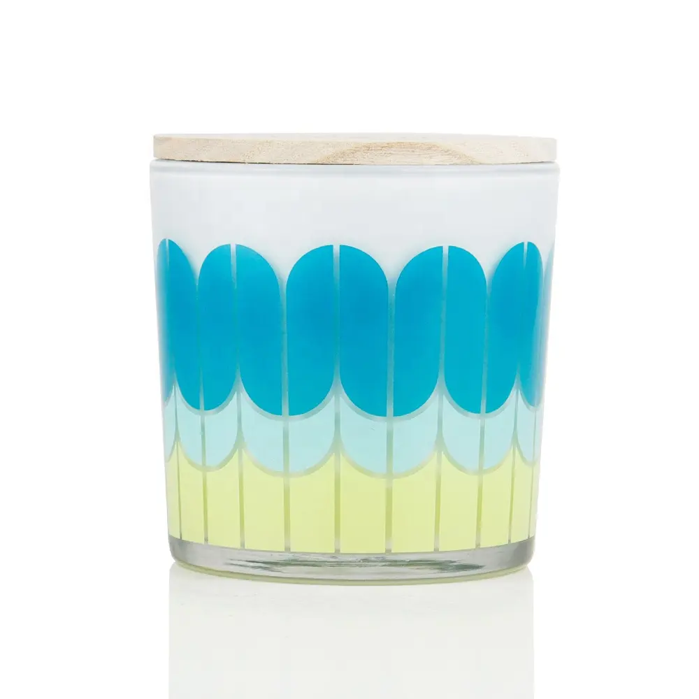 Bulk Order OEM Custom Soy Wax Candles with Wooden Lid Home Decoration Glass Jar Candle Scented Luxury