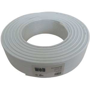 Câble coaxial blindé RG59 75 Ohm CCS, bobine de 100 m pour télévision par satellite et caméra de sécurité - Product Image 2