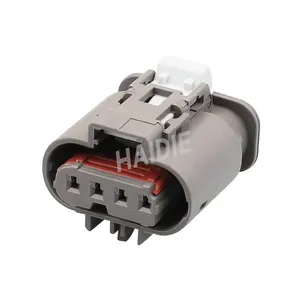 Haidie 4 pinos fêmea à prova d'água fiação elétrica automotiva conector automático sensor de oxigênio 10010348