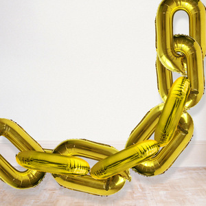 1 pezzo oro argento catena palloncino nuovo anno festa di nozze decorazione di compleanno forniture di <span class=keywords><strong>ferro</strong></span> catena di alluminio palloncino - Product Image 4