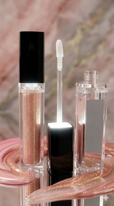 LED Lip Gloss Tube with <b>Mirror</b> and Screw Cap <b>Plastic</b> Material 9ml Capacity Custom Logo - Product Image 4