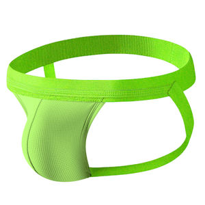 <span class=keywords><strong>Sous</strong></span>-vêtements de sport pour <span class=keywords><strong>homme</strong></span>, jockstrap fin de 2 cm, taille élastique ultra-étroite, 95% coton, 5% élasthanne et poche en nylon de soutien, mode athlétique - Product Image 2