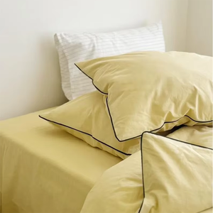 100% Juego de cama de lino francés personalizar LOGO color Tamaño completo Queen lujo en venta salida de fábrica - Product Image 3