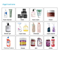Machine de remplissage semi-automatique pour liquides, idéale pour les détergents, les désinfectants pour les mains et les produits de nettoyage, machine à lotion pour les petites entreprises