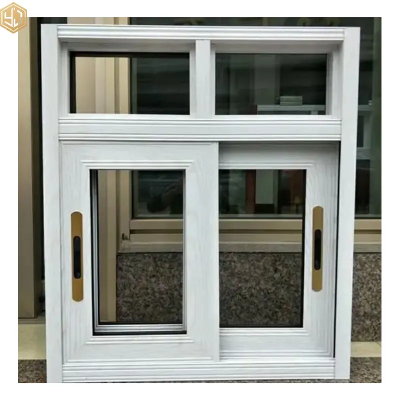 Simple Design White Color Aluminum Alloy Sliding Window For House Soundproof