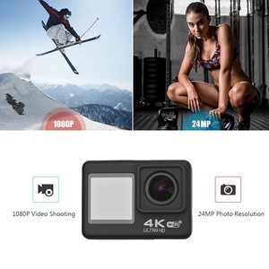Cámara de acción de pantalla dual de alta definición 4K con 60FPS gran angular 30 metros impermeable WiFi oculto grabación deportes de aventura - Product Image 5