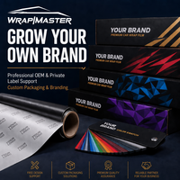 WrapMaster 1.52*15m Zandvoort Blue TPU Película de Protección de Pintura PPF de Alto Rendimiento Resistente a la Intemperie PPF de Color Venta al por Mayor