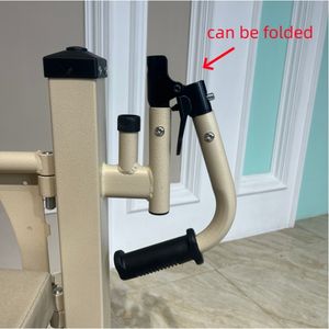 Machine <span class=keywords><strong>de</strong></span> transfert <span class=keywords><strong>de</strong></span> patient pliable à installation facile, avec accoudoir individuel, réglage <span class=keywords><strong>de</strong></span> hauteur à trois niveaux, pour usage hospitalier, capacité 150 kg - Product Image 5