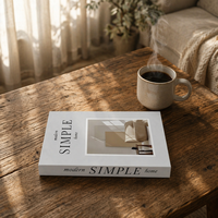 Boîte de rangement pliable en lin imitation livre décoratif, boîte à livres factices creuses à emballer à plat pour l'aménagement de l'étagère et la décoration intérieure