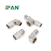 IFAN Raccords à sertir en laiton pour chauffage par le sol PEX multicouche de qualité supérieure
