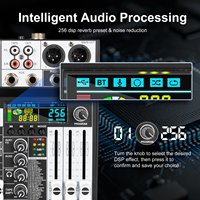 Console de mixage audio portable professionnelle PG6 6 canaux pour l'enregistrement, le DJ, le direct en ligne et le karaoké