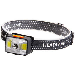Linterna frontal LED recargable con luz roja para camping al aire libre con diseño de doble interruptor - Product Image 2