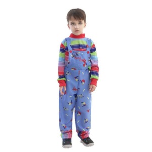 Disfraz de Chucky para niños, conjunto de dos piezas, disfraz de Halloween para niños y niñas, ropa de escenario - Product Image 5