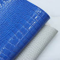 Cuir brillant 1,4 mm effet animal (serpent, crocodile) ou PVC pour sacs, chaussures de mode et artisanat
