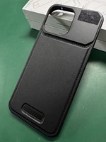 Étui magnétique en alliage d'aluminium pour iPhone 16 pro max Étui en cuir parfumé en aluminium avec boîte d'aromathérapie sans cadre