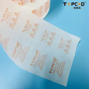 Envoltura de agente de buena calidad, paquete exterior desecante de papel recubierto de pe, desecante, fabricante en china
