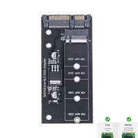 Adaptateur de carte convertisseur M.2 NGFF SSD vers SATA 3 3.0, protocole B & M Key, pour disques SSD 2230 2280 2242