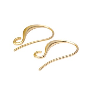 Crochets de boucle d'oreille plaqués or 14K/18K boucles d'oreilles bricolage fournitures de fabrication de <span class=keywords><strong>bijoux</strong></span> matériaux accessoires de boucle d'oreille pour femmes en gros - Product Image 5