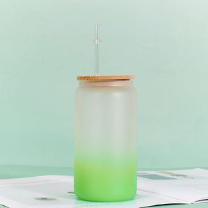 <b>Large</b> Capacity 12oz Glass Mason <b>Jar</b> for Road Trip Car Journey Drink - Product Image 2