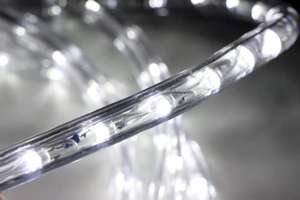 Lampu Tali 120V PUTIH Dingin 13mm Dia 36 LED/<span class=keywords><strong>m</strong></span> IP54 untuk Perahu Karavan Berkemah - Product Image 2