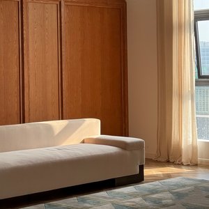 Sofa <span class=keywords><strong>Roset</strong></span> Kustom Gaya Prancis Abad Pertengahan, Model Blok Tofu Garis Lurus Retro Vintage Italia, untuk Ruang Tamu Apartemen Besar - Product Image 4