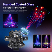 Lumières de scène disco à 6 bras 150W Bee Light, éclairage disco Rgbw, éclairage LED Par Can pour scène, éclairage de scène pour fête, club, bar, DJ, spectacle