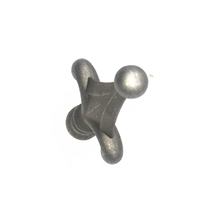 Embout décoratif de haute qualité en fer forgé et fonte, de type lance, pour portail de clôture, ornement de sommet de pointe, fabriqué par moulage d'investissement