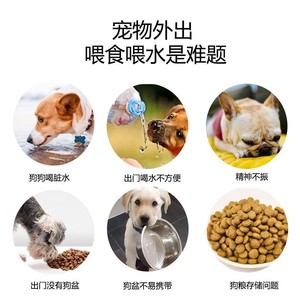 Collapsible Dog Bowl TPE Portable Outdoor Feeding Dish Foldable Food Grade Material For Pets - Product Image 5