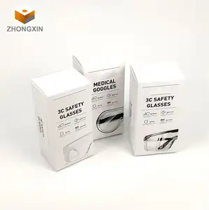 Servizio One-stop scatola per occhiali da sci rettangolare con Logo personalizzato scatola di imballaggio in carta ecologica per occhiali