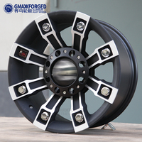 Jante en alliage Aftermarket 17x9j 6x139.7 CB110 ET0 pour Toyota Tacoma Tundra Nissan Titan Ford Ranger Silverado