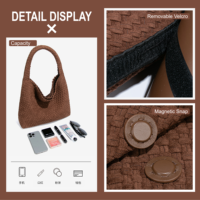 Sac à main à bandoulière pour femme, grande capacité, doux, durable, style rétro européen et américain, en faux daim, décontracté, tendance, vintage
