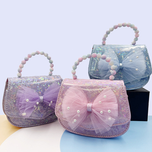 Hot Selling Bow Princess <b>Mini</b> Crossbody <b>Bag</b> Lightweight Kids Candy Shape Coin Purse Bulk Order - Product Image 1
