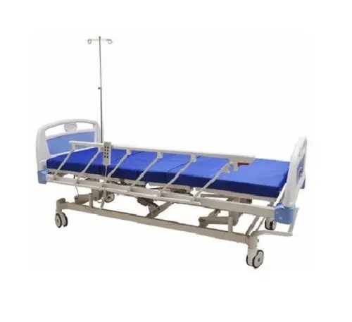 Cama de hospital manual ajustável de 3 funções preço barato com três manivelas para venda