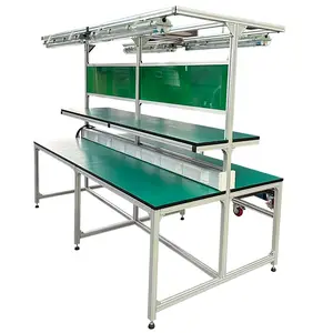 Workbench linha de produção estação de trabalho tabela acessórios industriais porta e janela alça anodizante planta importação alumínio