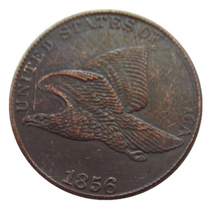 Antique 1858 US Brass Flying Eagle Coin Collectible Silver <strong>Dollar</strong> with Die Cutting Printing Metal Artwork From Casting Technique - Product Image 2