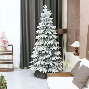 Árbol de Navidad Artificial Grande de 120 cm, de PE, con Piñas y Nieve Artificial, para Uso Comercial, Supermercados, Hogar y Decoración Navideña - Product Image 2