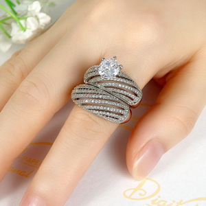 Ensemble de bagues assorties pour couples, bijoux tendance pour femmes, cadeau d'anniversaire - Product Image 2