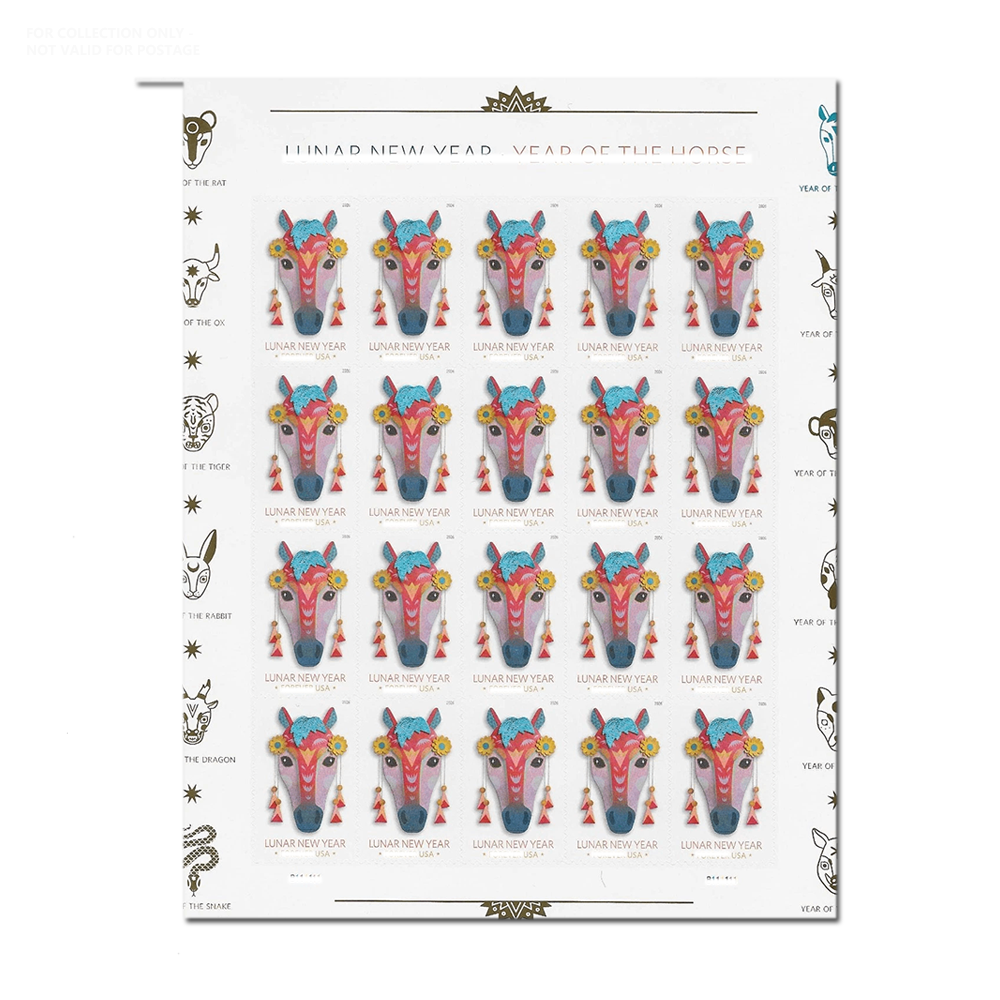 Blanc Y274 2026 Année du Cheval