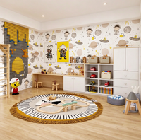 Système de rangement de chambre à coucher haut de gamme avec étagères modulaires, tringles de suspension, tiroirs et unités de rangement à portes vitrées