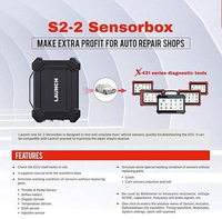 Oscilloscope automobile 2 canaux LAUNCH Sensorbox, simulateur de capteur, testeur, compatible avec X431 PAD V PAD VII PRO5