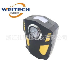 Weitech Portable Tire Inflator 12V Single Cylinder With Pressure Gauge For <b>Car</b> Motorcycle - Product Image 2