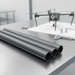 초경량 3K 카본 파이버 튜브 능직 매트 카본 튜브 20mm 판매 - Product Image 1