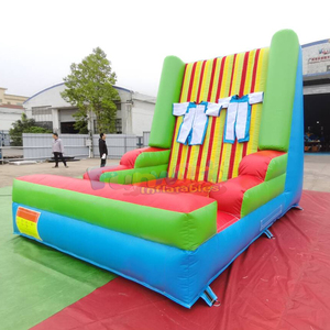 Commercial grade kids outdoor juegos hinchables <b>inflatable</b> castle stick wall games for outdoor party - Product Image 2