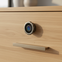 Serrure de meuble intelligente Tuya à empreinte digitale, contrôlée par application, en alliage d'aluminium, pour la maison