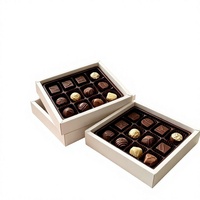 Boîte cadeau carrée transparente épaissie style Instagram avec fenêtre, pour chocolats, bonbons de mariage, ou snacks de pâtisserie haut de gamme