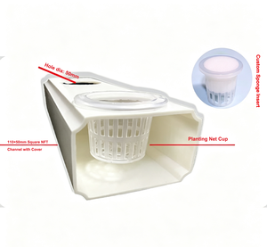 Grand stock de canaux hydroponiques en <span class=keywords><strong>PVC</strong></span> NFT, gouttières économiques, <span class=keywords><strong>tuyau</strong></span> carré en <span class=keywords><strong>PVC</strong></span> 200x200 mm, <span class=keywords><strong>200</strong></span> mm - Product Image 2