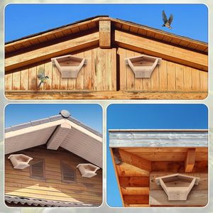 Casas para Pássaros de Cedro Personalizadas, Fabricante OEM, Caixa de Ninho para Pombos e Plataforma de Descanso para Pombos para Uso Externo, Atacado - Product Image 4