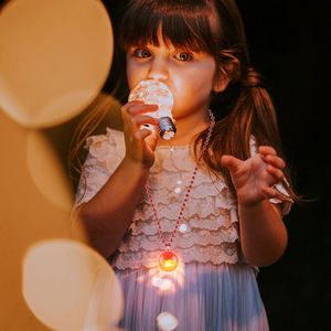 Colliers lumineux LED en forme de boule disco pour Diwali, Noël, fêtes et décorations de vacances, pendentifs lumineux à piles - Product Image 3