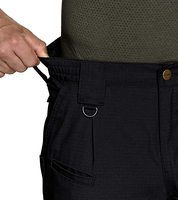 Pantalon de travail pour homme, noir, pour agents de sécurité, vêtements d'extérieur, résistant à l'eau, ripstop, cargo, léger, EDC, randonnée